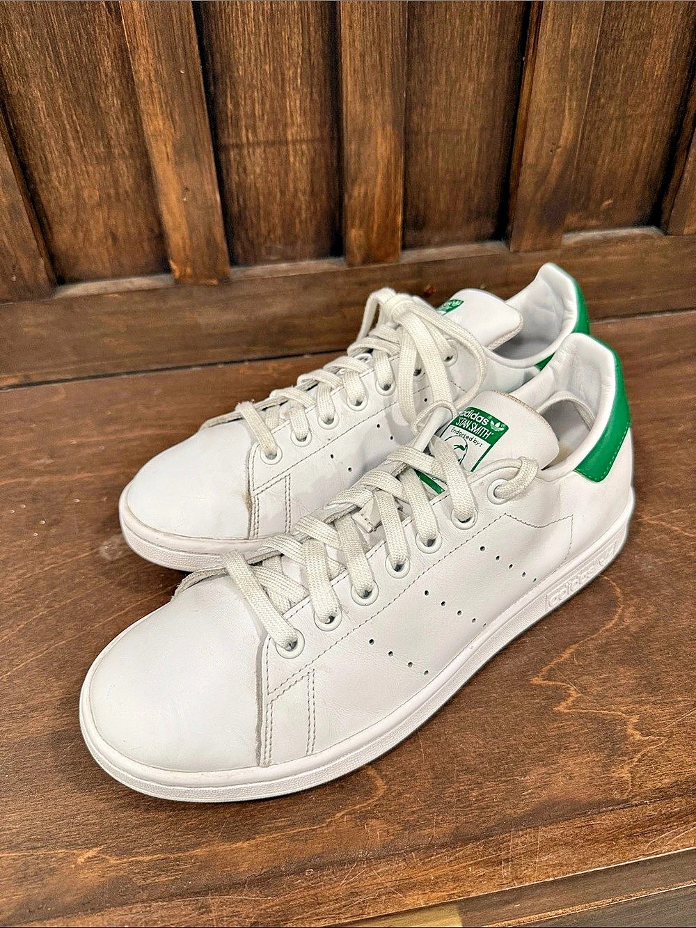 adidas Stan Smith Men's Sneakers White & Green US 8